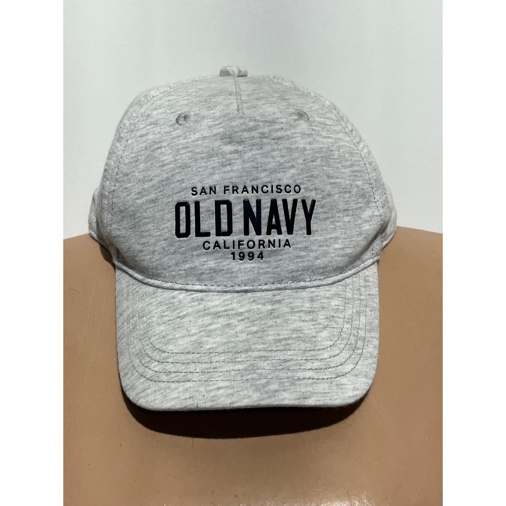 Old Navy San Francisco California 1994 Heather Gray Jersey Snapback Baseball Cap